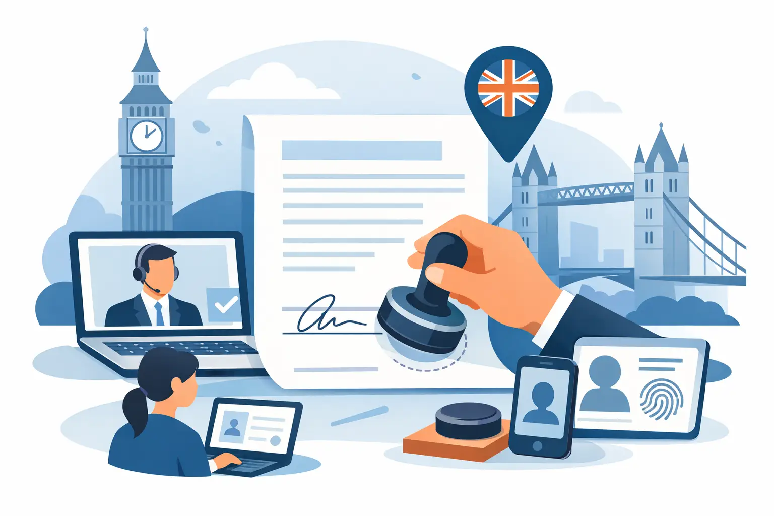Online Notary Public UK - How It Works
