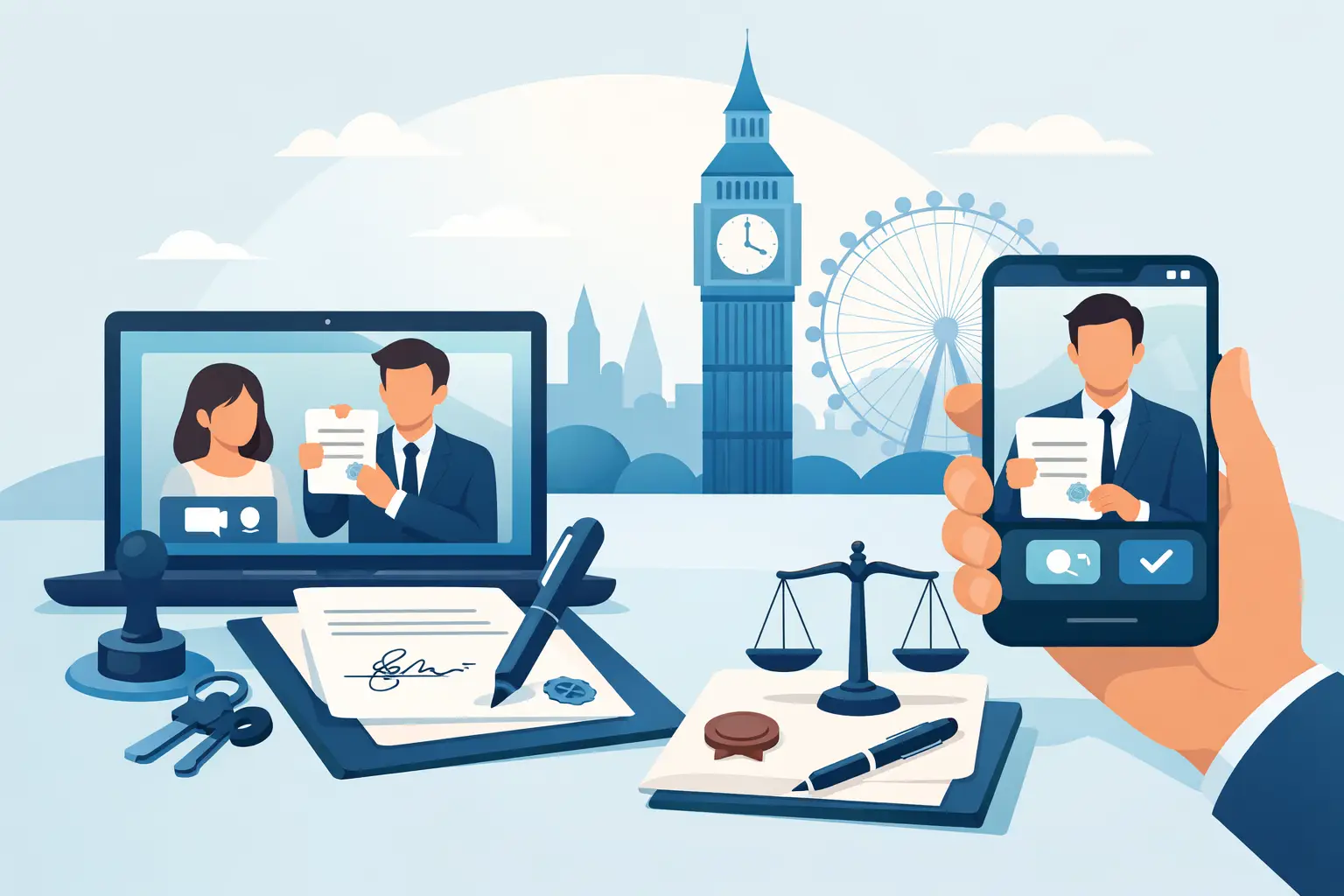 Remote Notary in the UK: What to Expect