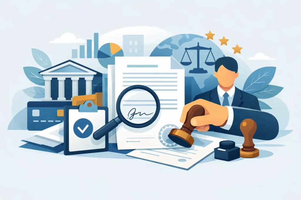 Banking Documents Notarisation Requirements