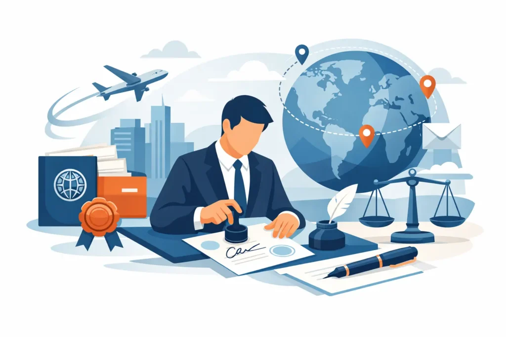 How to Notarise a Signature for Overseas Use