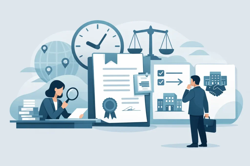 Choosing Legalisation Providers Without Delay