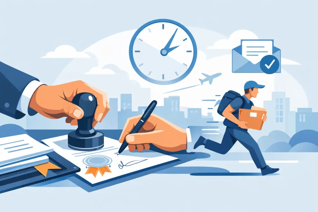 Same Day Notarisation Service for Urgent Documents