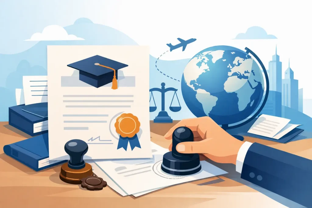 Can a Notary Certify Diplomas for Overseas Use?