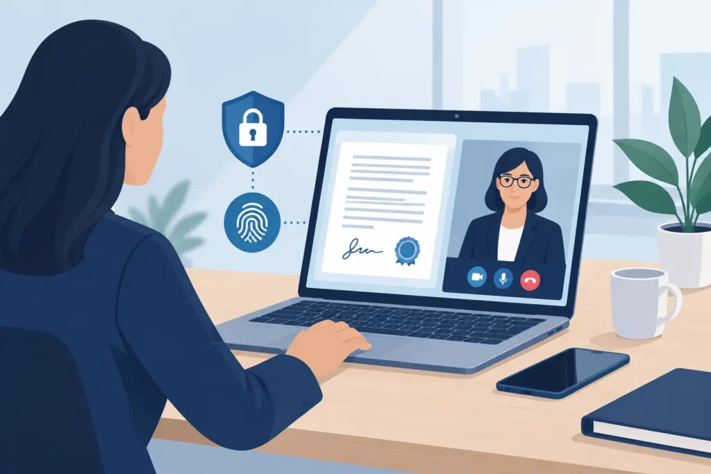 What Is Remote Electronic Notarisation in Practice?