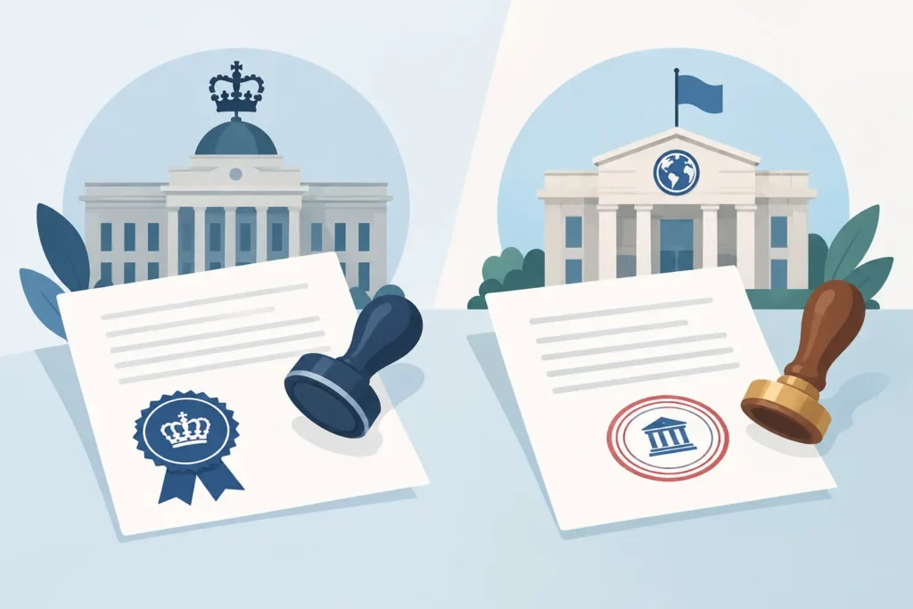 FCDO Apostille Versus Embassy Stamp Explained