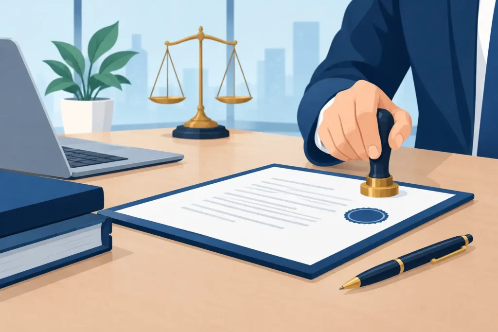 How to Notarise Company Board Minutes Properly